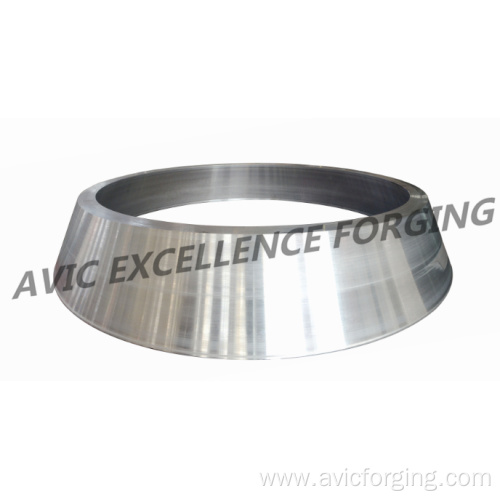 support base for aircraft engine forging